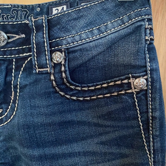 MISS ME Like NEW jeans size 25 signature boot cut - Picture 3 of 15